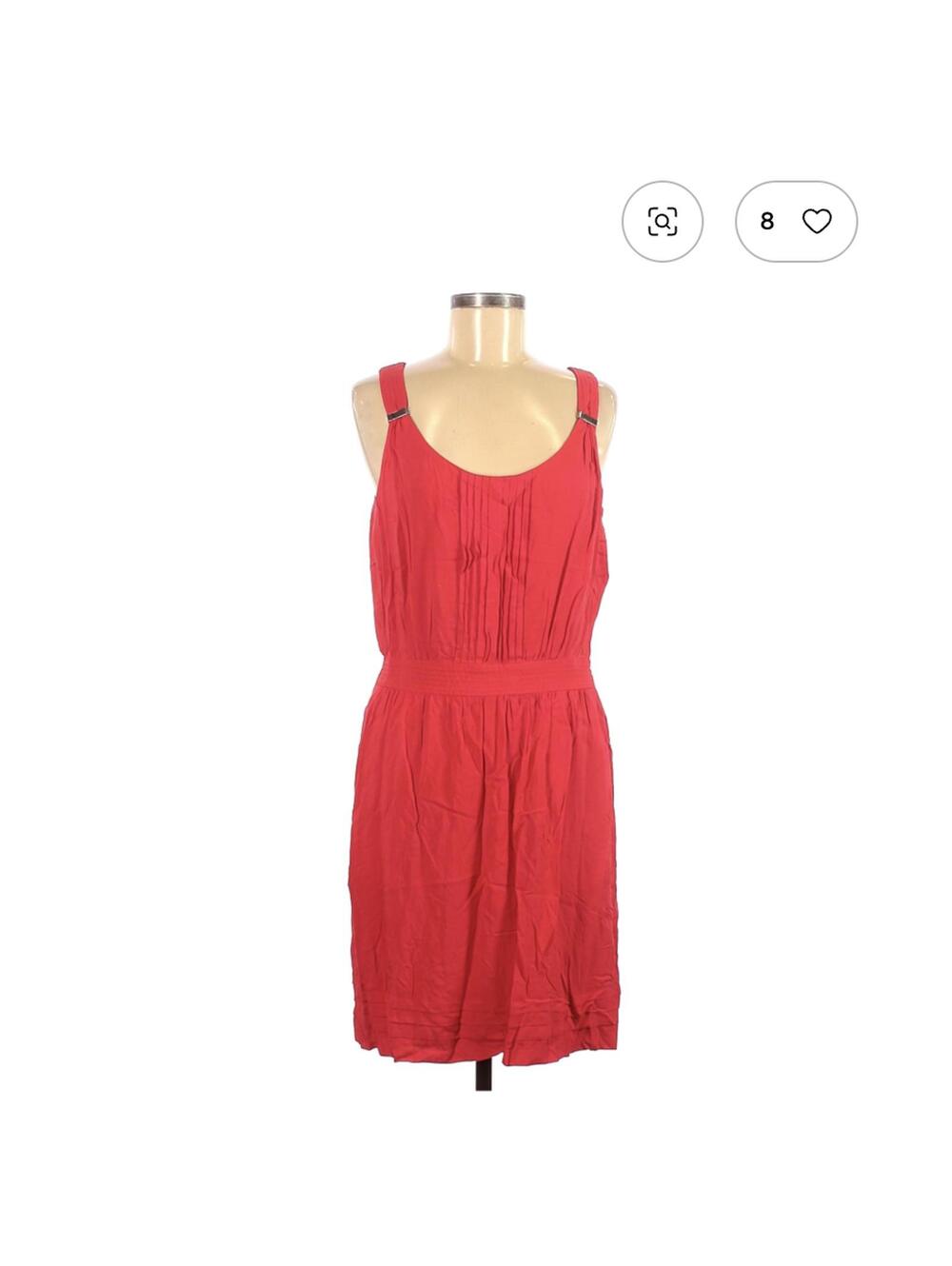 White House Black Market Red Casual Dress Size M
